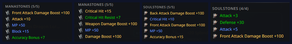 Keepworthy Soulstone and Manastone rolls on endgame gear.